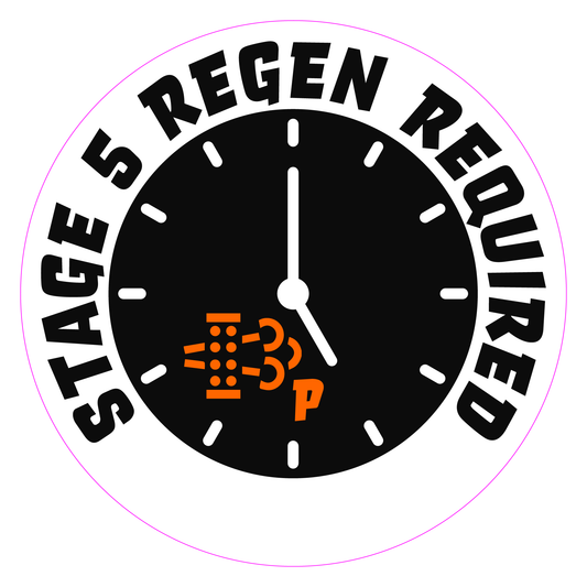 STAGE 5 REGEN REQUIRED, DECAL